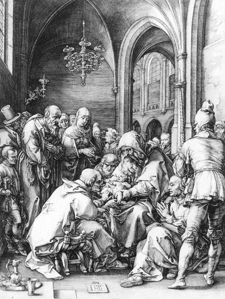 Hendrick Goltzius Circumcision in the Church of St Bavo at Haarlem